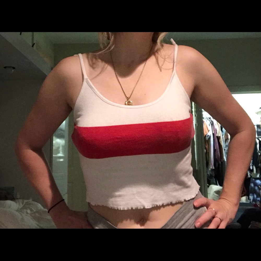 Pac sun spaghetti strap crop top
